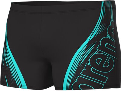 ARENA Badehose MEN'S SWIM SHORT GRAPHIC Schwarz