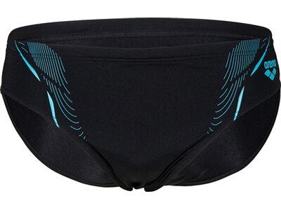 ARENA Badehose MEN'S SWIM BRIEFS GRAPHIC Schwarz