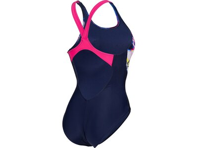 ARENA Damen Schwimmanzug WOMEN'S SWIMSUIT V BACK PLACEM Bunt