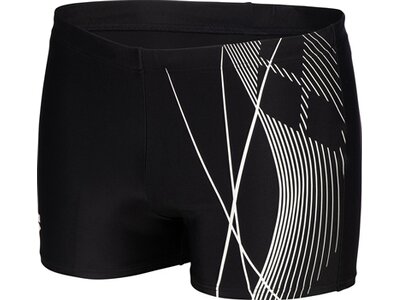 ARENA Badehose MEN'S SWIMSUIT SHORT GRAPHIC EMS Schwarz