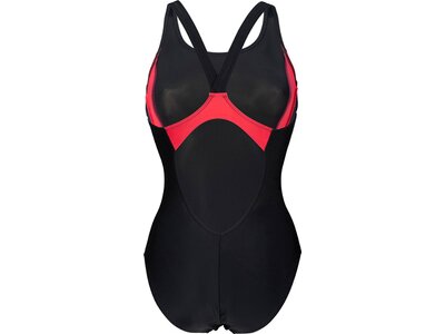 ARENA Damen Schwimmanzug W THREEFOLD V BACK ONE PIECE R Schwarz