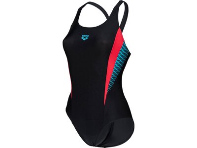 ARENA Damen Schwimmanzug W THREEFOLD V BACK ONE PIECE R Schwarz