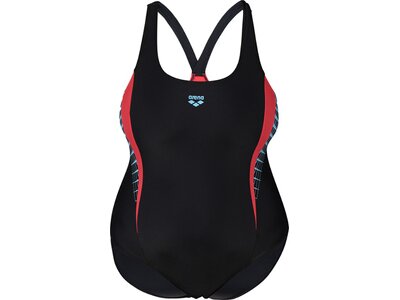 ARENA Damen Schwimmanzug W THREEFOLD V BACK ONE PIECE P Schwarz