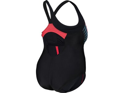 ARENA Damen Schwimmanzug W THREEFOLD V BACK ONE PIECE P Schwarz