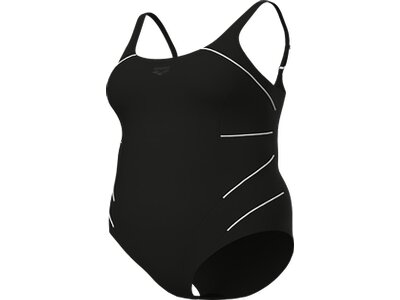 ARENA Damen Badeanzug W JEWEL ONE PIECE PLUS R Schwarz