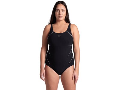 ARENA Damen Badeanzug W JEWEL ONE PIECE PLUS R Schwarz