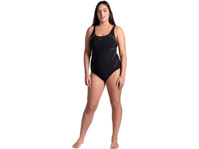 ARENA Damen Badeanzug W JEWEL ONE PIECE PLUS R Schwarz