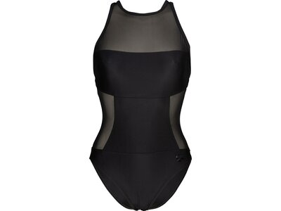 ARENA Damen Schwimmanzug WOMEN'S MESH PANELS SWIMSUIT SWIM PRO BACK Schwarz