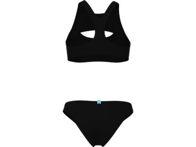 ARENA Damen Badeanzug WOMEN'S LOGO BRASSIERE BIKINI RACER BACK Schwarz