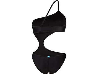 ARENA Damen Badeanzug WOMEN'S LOGO ONE PIECE SINGLE SHOULDER Schwarz