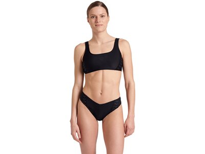 ARENA Damen Badeanzug WOMEN'S TEAM STRIPE BIKINI BRALETTE Schwarz