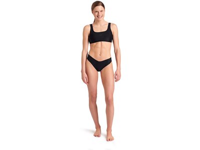 ARENA Damen Badeanzug WOMEN'S TEAM STRIPE BIKINI BRALETTE Schwarz