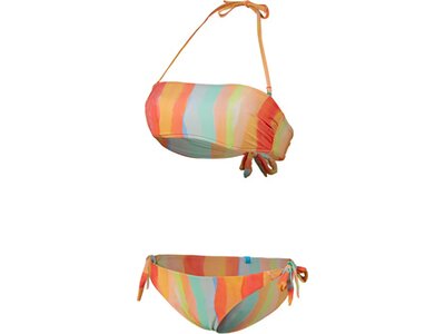 ARENA Damen Badeanzug WOMEN'S WATER PRINT BIKINI BANDEAU Bunt