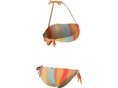 ARENA Damen Badeanzug WOMEN'S WATER PRINT BIKINI BANDEAU Bunt