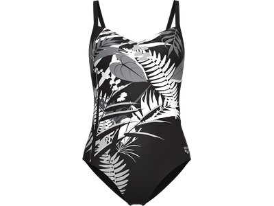 ARENA Damen Badeanzug WOMEN'S BODYLIFT SWIMSUIT LUCY LIGHTCROSS LOW C Schwarz