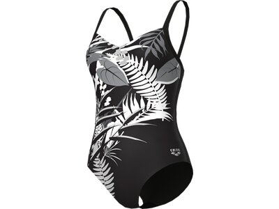 ARENA Damen Badeanzug WOMEN'S BODYLIFT SWIMSUIT LUCY LIGHTCROSS LOW C Schwarz