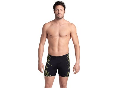ARENA Herren Tight MEN'S STRAIGHT LINES SWIM MID JAMMER Schwarz