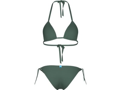 ARENA Damen Badeanzug WOMEN'S TEAM STRIPE STRING BIKINI TRIANGLE Grün