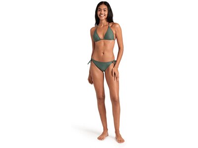 ARENA Damen Badeanzug WOMEN'S TEAM STRIPE STRING BIKINI TRIANGLE Grün
