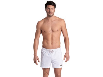 ARENA Herren Badeshorts MEN'S PRO_FILE BEACH SHORT LOGO Weiß