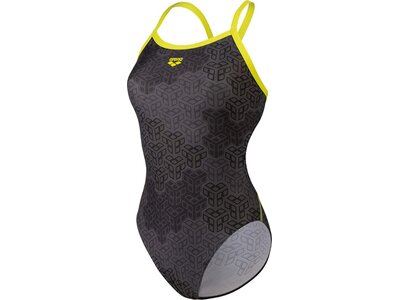ARENA Damen Schwimmanzug WOMEN'S CAMO KIKKO SWIMSUIT CHALLENGE BACK Bunt