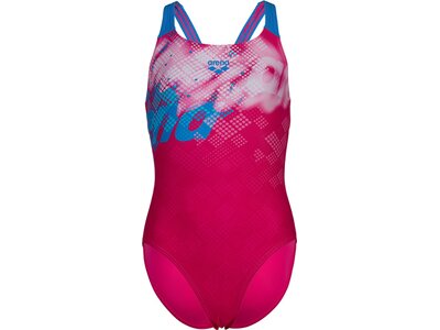 ARENA Kinder Schwimmanzug GIRL'S SPLASH POINT SWIMSUIT V BACK Pink