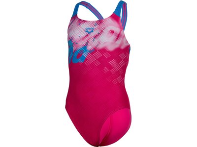 ARENA Kinder Schwimmanzug GIRL'S SPLASH POINT SWIMSUIT V BACK Pink