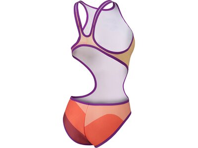 ARENA Damen Schwimmanzug WOMEN'S ONE MORNING LIGHT SWIMSUIT TECH BACK Bunt