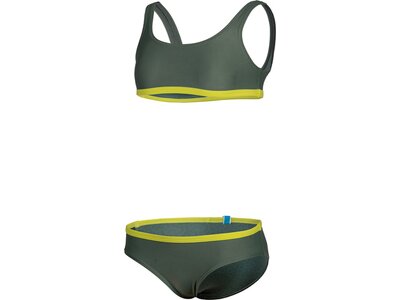 ARENA Kinder Schwimmanzug GIRLS' ESSENTIALS BIKINI BRALETTE Grün