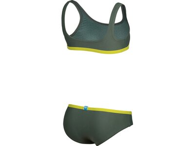 ARENA Kinder Schwimmanzug GIRLS' ESSENTIALS BIKINI BRALETTE Grün