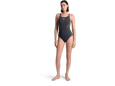 ARENA Damen Schwimmanzug WOMEN'S REFLECTING SWIMSUIT SWIM PRO BACK Grau