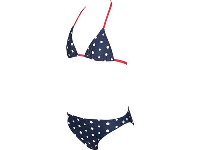 ARENA Mädchen Triangel Bikini Punkte Blau