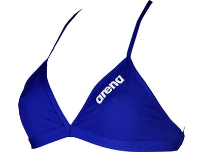 arena Damen Bikini Oberteil Solid Blau