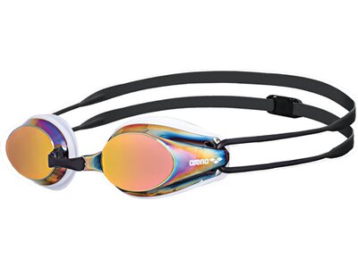 arena Unisex Wettkampf Schwimmbrille Tracks Mirror Bunt