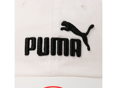 PUMA Kinder ESS Cap Jr Weiß