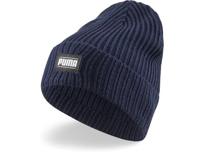 PUMA Herren Ribbed Classic Cuff Beanie Blau