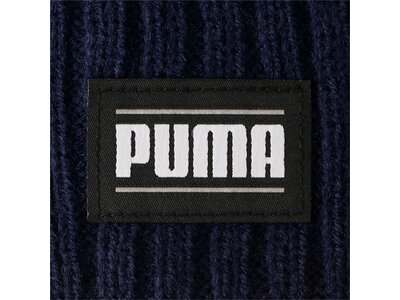 PUMA Herren Ribbed Classic Cuff Beanie Blau