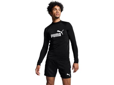 PUMA Herren Shirt SWIM MEN LONG SLEEVE RASH GUAR Schwarz