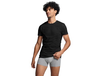 PUMA Basic Herren Crew Neck T-Shirt 2er-Pack Schwarz