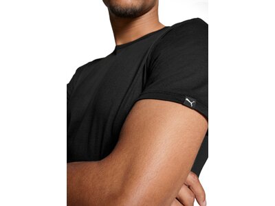 PUMA Basic Herren Crew Neck T-Shirt 2er-Pack Schwarz