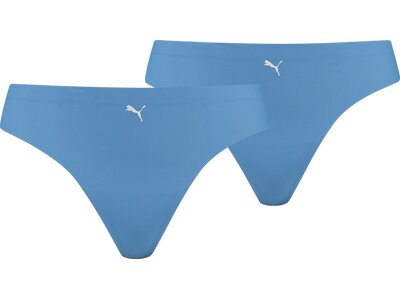 PUMA Seamless Damen-String 2er-Pack Blau
