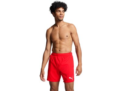 PUMA Herren Badeshorts SWIM MEN MID SHORTS 1P Rot