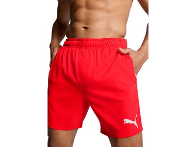 PUMA Herren Badeshorts SWIM MEN MID SHORTS 1P Rot