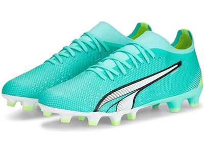 PUMA Herren Fussball-Rasenschuhe ULTRA MATCH FG/AG Grün