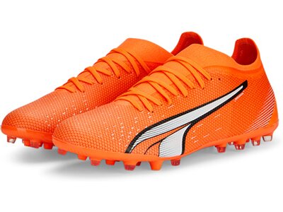 PUMA Herren Fussball-Rasenschuhe ULTRA MATCH MG Orange