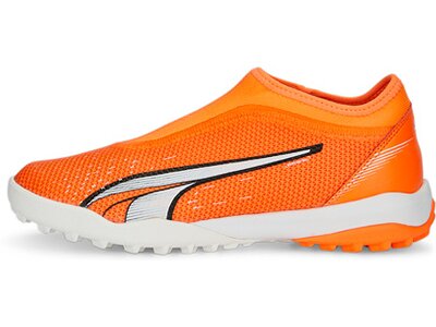 PUMA Kinder Fussball-Hartplatzschuhe ULTRA MATCH LL TT + Mid Jr Orange