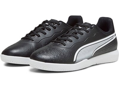 PUMA Kinder Fussball-Hartplatzschuhe KING MATCH IT Jr Schwarz