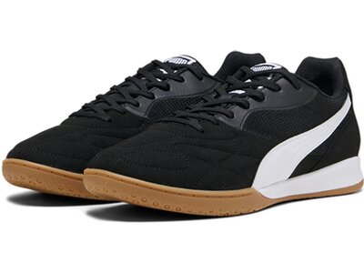 PUMA Herren Fussball-Hallenschuhe KING TOP IT Schwarz
