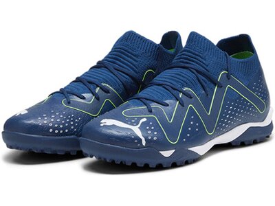 PUMA Kinder Fussball-Hartplatzschuhe FUTURE MATCH TT + Mid Jr Blau