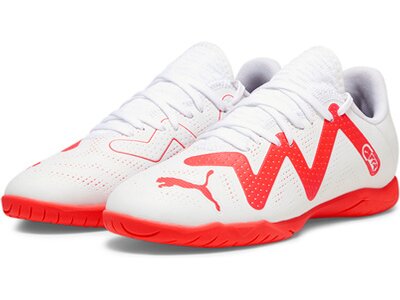 PUMA Kinder Fussball-Hallenschuhe FUTURE PLAY IT Jr Weiß